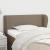 Tăblie de pat cu aripioare gri taupe 93x23x78/88 cm textil GartenMobel Dekor