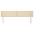 Tăblie de pat cu aripioare crem 183x23x78/88 cm material textil GartenMobel Dekor