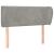 Tăblie de pat cu aripioare gri deschis 83x23x78/88 cm catifea GartenMobel Dekor