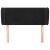 Tăblie de pat cu aripioare negru 83x23x78/88 cm catifea GartenMobel Dekor