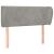 Tăblie de pat cu aripioare gri deschis 93x23x78/88 cm catifea GartenMobel Dekor