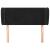 Tăblie de pat cu aripioare negru 93x23x78/88 cm catifea GartenMobel Dekor