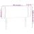 Tăblie de pat cu aripioare verde închis 103x23x78/88 cm catifea GartenMobel Dekor