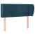 Tăblie pat cu aripioare albastru închis 103x23x78/88 cm catifea GartenMobel Dekor
