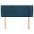 Tăblie pat cu aripioare albastru închis 103x23x78/88 cm catifea GartenMobel Dekor