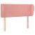 Tăblie de pat cu aripioare roz 103x23x78/88 cm catifea GartenMobel Dekor
