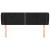Tăblie de pat cu aripioare negru 147x23x78/88 cm catifea GartenMobel Dekor