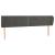 Tăblie de pat cu aripioare gri închis 163x23x78/88 cm catifea GartenMobel Dekor