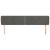 Tăblie de pat cu aripioare gri închis 163x23x78/88 cm catifea GartenMobel Dekor