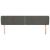 Tăblie de pat cu aripioare gri închis 183x23x78/88 cm catifea GartenMobel Dekor