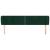 Tăblie de pat cu aripioare verde închis 183x23x78/88 cm catifea GartenMobel Dekor