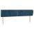 Tăblie pat cu aripioare albastru închis 183x23x78/88 cm catifea GartenMobel Dekor