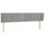 Tăblie de pat cu aripioare gri deschis 203x23x78/88 cm catifea GartenMobel Dekor