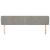 Tăblie de pat cu aripioare gri deschis 203x23x78/88 cm catifea GartenMobel Dekor