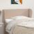 Tăblie pat cu aripioare cappuccino 83x23x78/88 cm piele eco GartenMobel Dekor