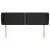 Tăblie de pat cu aripioare negru 147x23x78/88cm piele ecologică GartenMobel Dekor