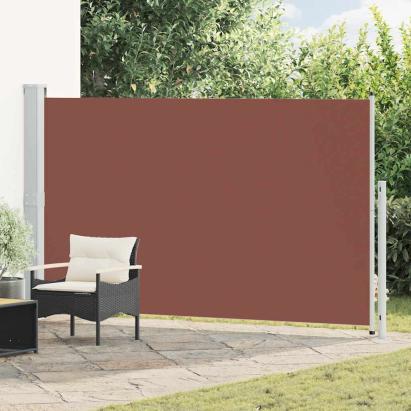 Copertină laterală retractabilă de terasă, maro, 180x300 cm GartenMobel Dekor