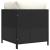 Canapea modulară cu pernă, colțar, negru, poliratan GartenMobel Dekor