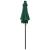 Umbrelă de soare cu lumini LED, verde, 200x211 cm, aluminiu GartenMobel Dekor