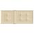 Perne scaun spătar înalt, 6 buc., bej, 120x50x3 cm, textil GartenMobel Dekor