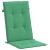 Perne scaun cu spătar înalt, 6 buc., verde, 120x50x3 cm, textil GartenMobel Dekor