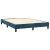 Pat box spring cu saltea, albastru închis, 140x190 cm, catifea GartenMobel Dekor