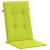 Perne scaun cu spătar înalt, 2 buc., verde, 120x50x3 cm, textil GartenMobel Dekor