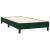 Pat box spring cu saltea, verde închis, 80x200 cm, catifea GartenMobel Dekor