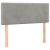 Pat box spring cu saltea, gri deschis, 90x200 cm, catifea GartenMobel Dekor