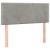 Pat box spring cu saltea, gri deschis, 100x200 cm, catifea GartenMobel Dekor