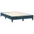 Pat box spring cu saltea, albastru închis, 120x200 cm, catifea GartenMobel Dekor