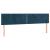 Pat box spring cu saltea, albastru închis, 160x200 cm, catifea GartenMobel Dekor