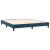 Pat box spring cu saltea, albastru închis, 160x200 cm, catifea GartenMobel Dekor