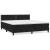 Pat box spring cu saltea, negru, 180x200 cm, catifea GartenMobel Dekor
