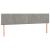 Pat box spring cu saltea, gri deschis, 200x200 cm, catifea GartenMobel Dekor