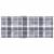 Perne scaun spătar înalt, 6 buc. gri carouri 120x50x3 cm textil GartenMobel Dekor