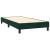 Pat box spring cu saltea, verde închis, 80x200 cm, catifea GartenMobel Dekor