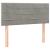 Pat box spring cu saltea, gri deschis, 90x200 cm, catifea GartenMobel Dekor