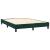 Pat box spring cu saltea, verde închis, 140x190 cm, catifea GartenMobel Dekor