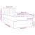 Pat box spring cu saltea, gri deschis, 80x200 cm, catifea GartenMobel Dekor
