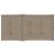 Perne cu spătar mic, 6 buc. gri taupe 100x50x3 cm textil oxford GartenMobel Dekor
