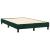 Pat box spring cu saltea, verde închis, 120x200 cm, catifea GartenMobel Dekor