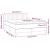 Pat box spring cu saltea, negru, 140x190 cm, catifea GartenMobel Dekor