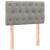 Pat box spring cu saltea, gri deschis, 80x200 cm, catifea GartenMobel Dekor