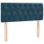 Pat box spring cu saltea, albastru închis, 90x190 cm, catifea GartenMobel Dekor