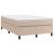 Pat box spring cu saltea, cappuccino, 120x200cm piele ecologică GartenMobel Dekor