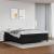 Pat box spring cu saltea, negru, 160x200 cm, piele ecologică GartenMobel Dekor