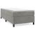 Pat box spring cu saltea, gri deschis, 80x200 cm, catifea GartenMobel Dekor