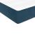 Pat box spring cu saltea, albastru închis, 80x200 cm, catifea GartenMobel Dekor