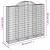 Coșuri gabion arcuite 3 buc, 200x30x160/180 cm, fier galvanizat GartenMobel Dekor